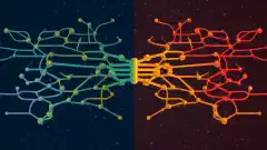 Une illustration symbolique représentant la connexion fluide entre les protocoles ARP et NDP.